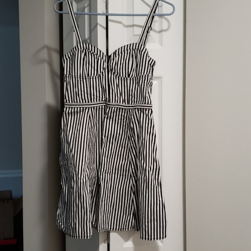 Black and white dress